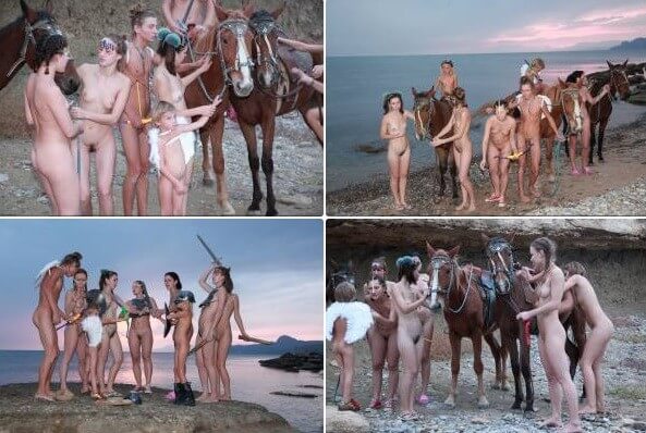 Mystical Horsey Riders Series photos - This practice of going nude was embraced by the highest ranks of the aristocracy