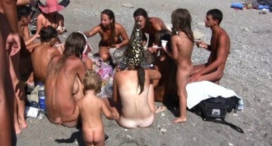 The vast oceanfront 1 Full HD video - Naturism teaches respect for ones body and its beauty
