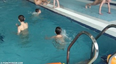 Poolside activities 1 Full HD - Types of recreation in nudist destinations