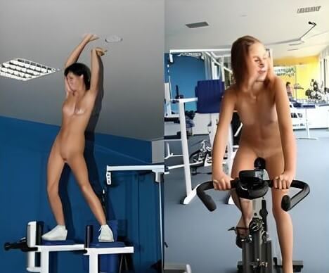 Nudists in the gym pics - Living freely and naturally is the dream of naturists
