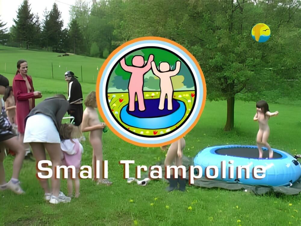 Naturist Freedom: Small Trampoline - Living in harmony and tranquility is the primary goal of naturists and nudists