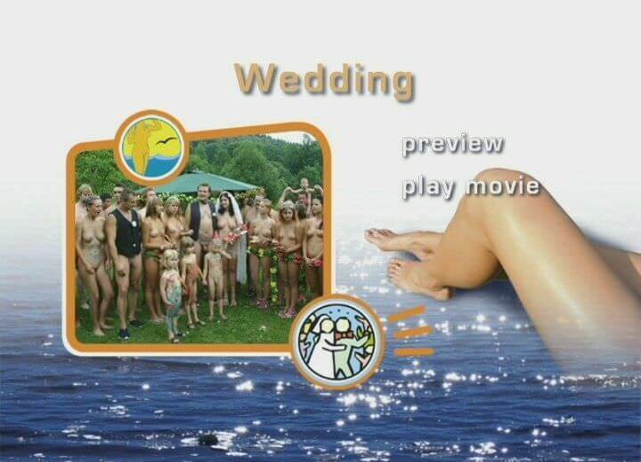 A wedding in a nudist collective - Nudism knows no boundaries