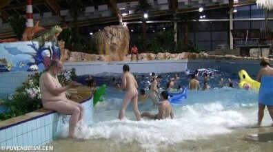 Aqua Extravaganza 4 - A nudist promotes tolerance and respect for others