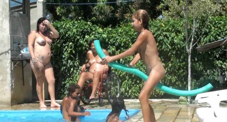Oceanic Backyard Noon # 1 Full HD - The idea of personal freedom and self-acceptance is important in our nudist community