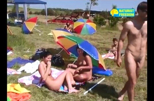Naturist Freedom  Bathing and Gravel Pit - Nudists appreciate and love nature