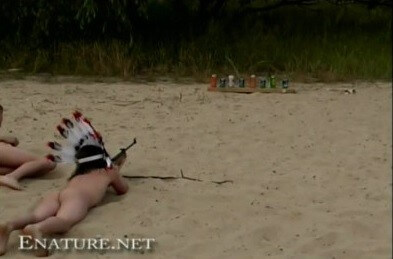 Enature - naked shoot out - Nudists value simplicity and openness