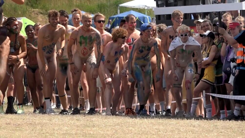 Roskilde Festival Full HD video - Are required to remain naked at all times