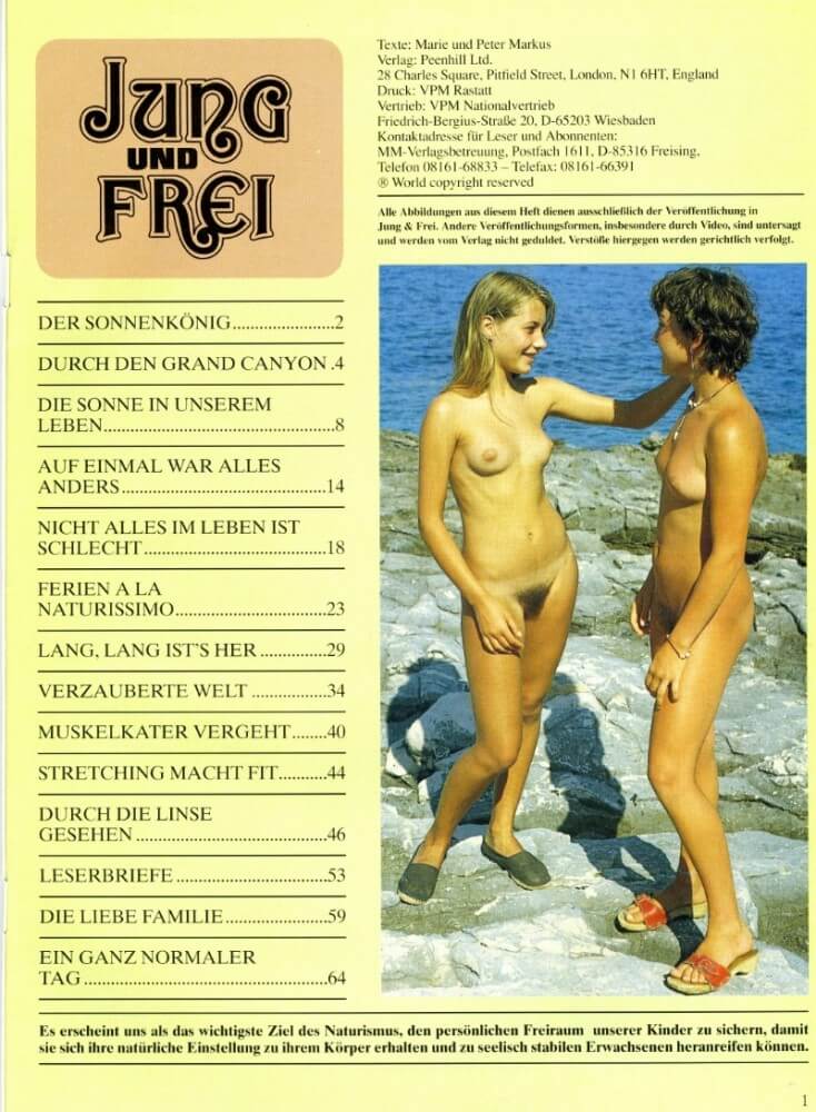 Jung und Frei Nr 76 - Looking at the sun and my own naked body