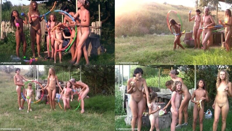 Countryside lounging 2 Full HD video - Mutual respect as an important part of the naturist community