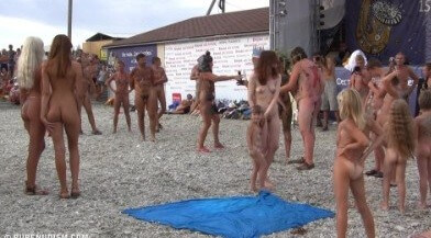 Cool Day At The Beach Full HD video - Nudism fosters trust and mutual understanding