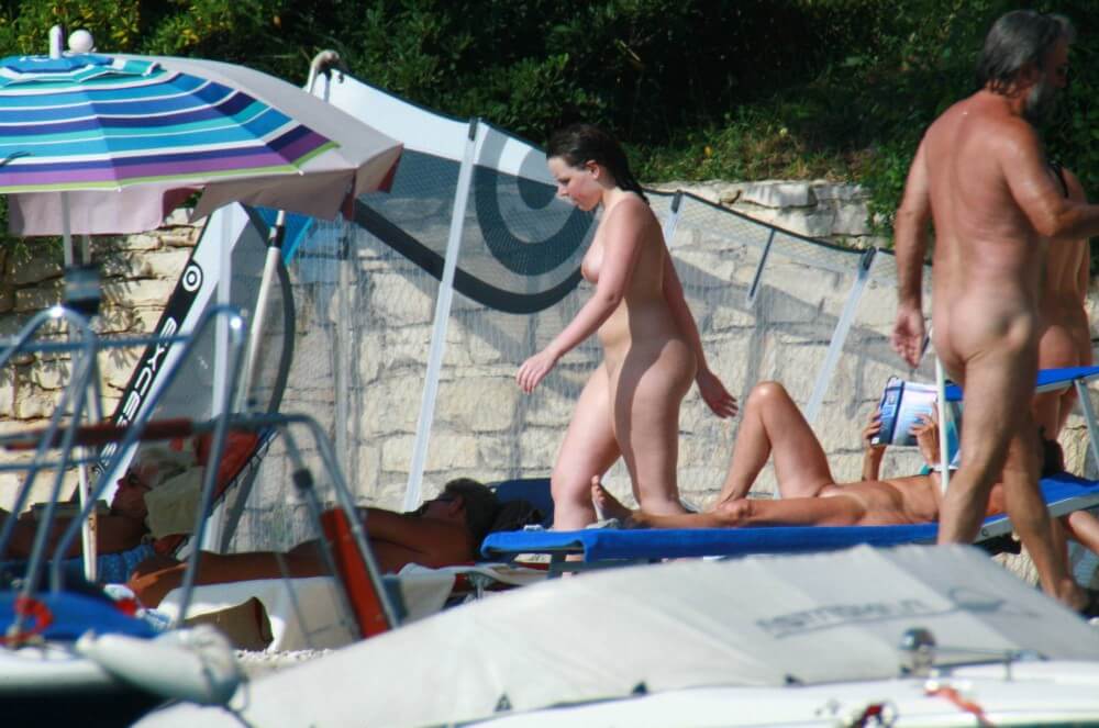 Girl Daytime Bath - Naturism and nudism value openness of mind and body