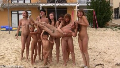 Land And Sea Naturism # 2 - She went out completely naked