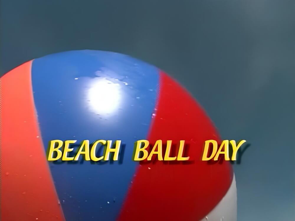 Enature- Beach ball day - Supporters of naturism live in harmony with nature