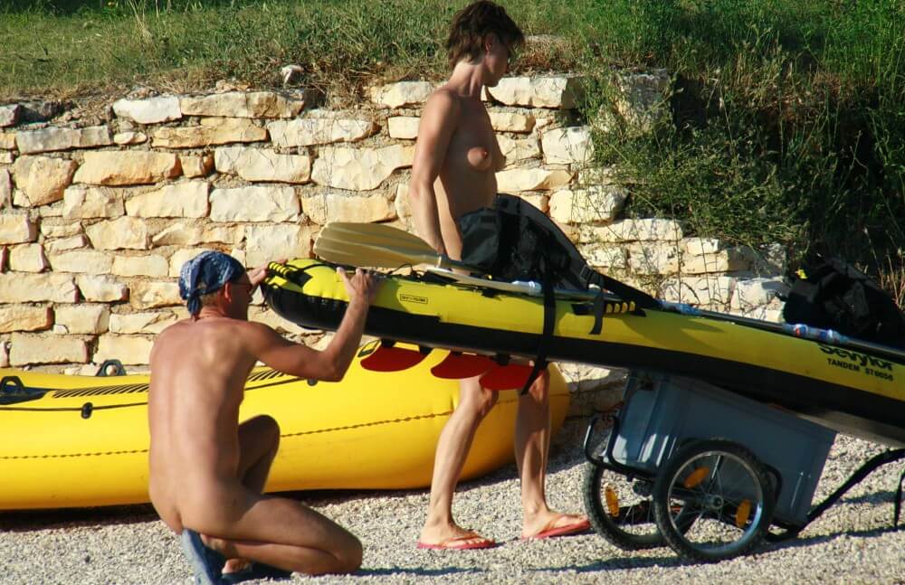 Rafting Team Excursions pics - Being naked helps one feel a sense of freedom