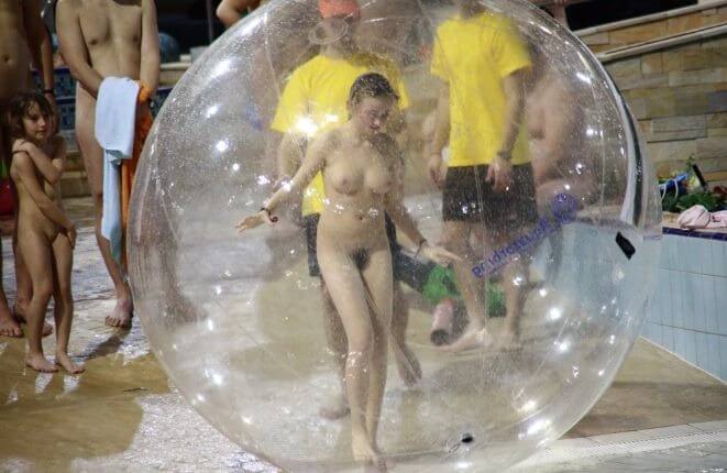 Holiday in the pool photos - Nudity is perceived as a natural way of life