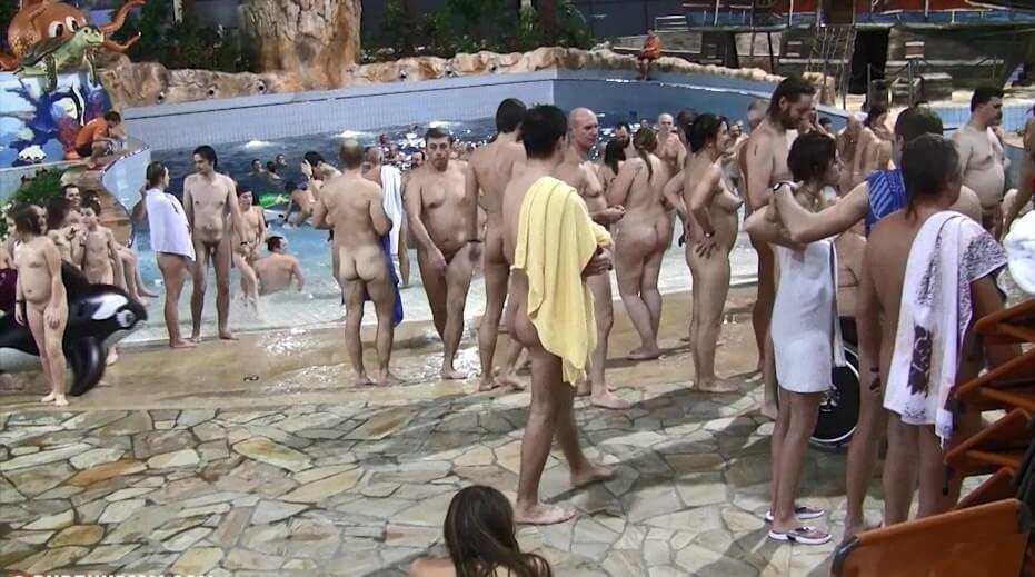 Aquatic park reunion video - Down with Shame—Become a Nudist