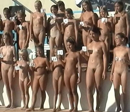Pageant Family Lines Full HD video - Getting rid of clothes