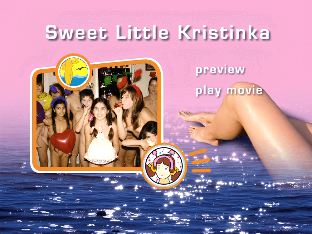 Naturist Freedom: Sweet Little Kristinka  DVD - Nudists strive for inner harmony and peace of mind
